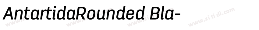AntartidaRounded Bla字体转换